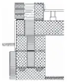 Bygning med opvarmet k&aelig;lder