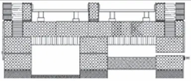 Bygning med u-opvarmet k&aelig;lder og krybek&aelig;lder