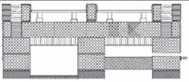 Bygning med opvarmet k&aelig;lder og krybek&aelig;lder